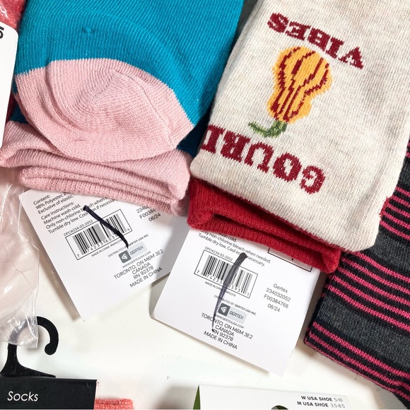 Mixed Lot of 7 Pairs of Women’s Socks - Picture 7 of 11